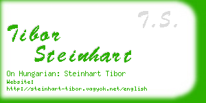 tibor steinhart business card